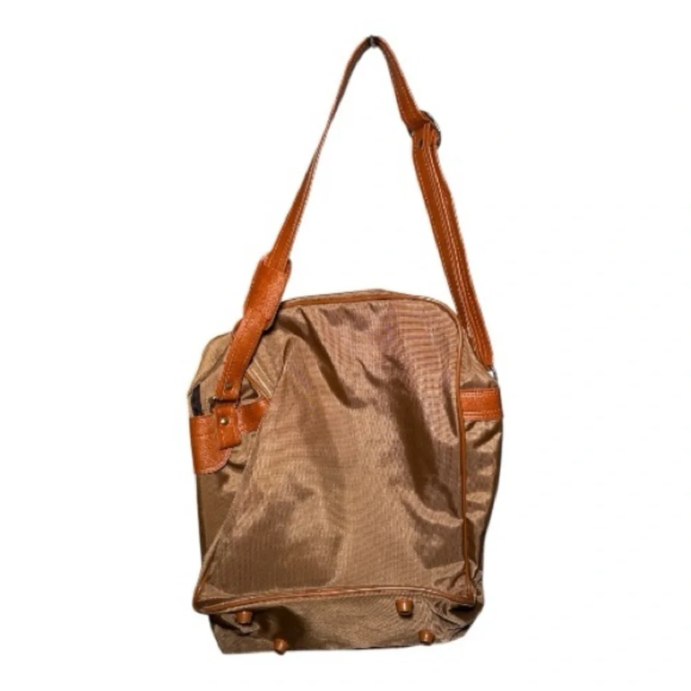 Vintage Samsonite Shoulder Messenger Luggage Bag Tan Brown